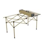 Sport si Outdoor - Camping - Mobilier pentru camping - Mese camping - Masa pliabila, cu cadru metalic si blat rezistent, compacta pentru camping – 95x56x50 cm, eCarla, SC09K - Infinity.ro