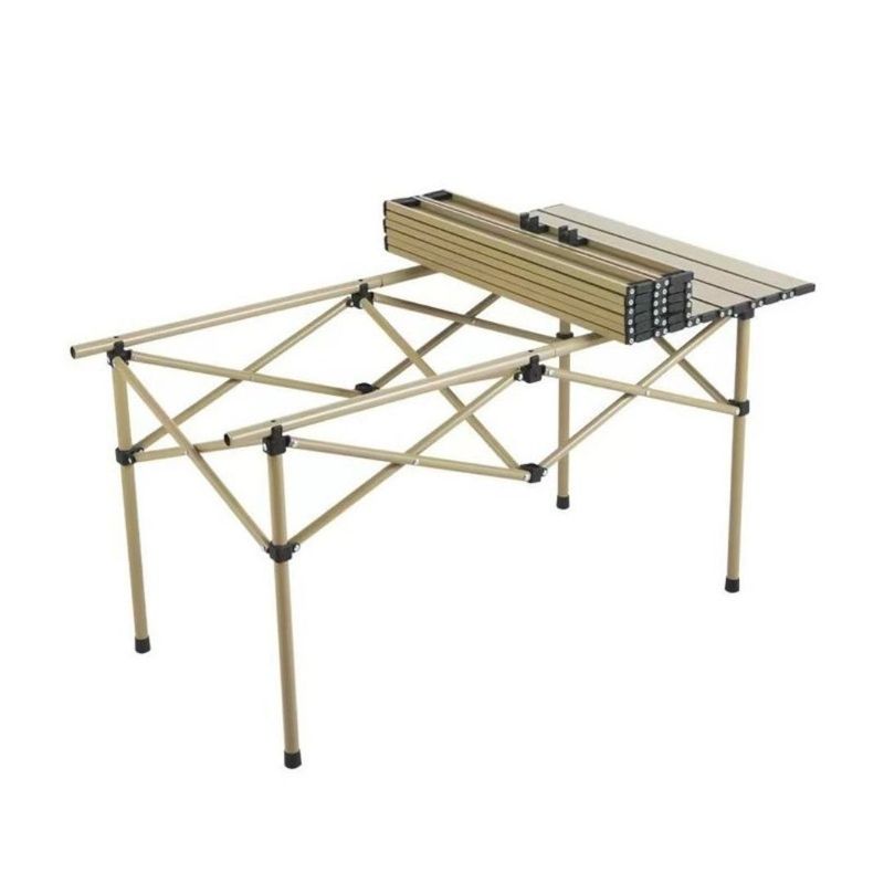 Sport si Outdoor - Camping - Mobilier pentru camping - Mese camping - Masa pliabila, cu cadru metalic si blat rezistent, compacta pentru camping – 95x56x50 cm, eCarla, SC09K - Infinity.ro
