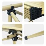 Sport si Outdoor - Camping - Mobilier pentru camping - Mese camping - Masa pliabila, cu cadru metalic si blat rezistent, compacta pentru camping – 95x56x50 cm, eCarla, SC09K - Infinity.ro