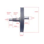 Casa si Gradina - Electrice - Echipamente electrice - Accesorii compresoare - Vibrochen cu Canal de Curea pentru Compresor de Aer Fara Ulei Nr.2627 - Infinity.ro