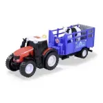 Jucarii, Copii si Bebe - Jucarii si jocuri - Vehicule si jucarii cu telecomanda - Masinute - Tractor de jucarie Massey Ferguson cu remorca cu sunete si lumini - Infinity.ro