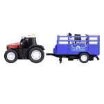 Jucarii, Copii si Bebe - Jucarii si jocuri - Vehicule si jucarii cu telecomanda - Masinute - Tractor de jucarie Massey Ferguson cu remorca cu sunete si lumini - Infinity.ro