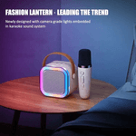 TV, Audio-Video si Foto - Portabile audio - Boxe portabile - Boxa Karaoke Smart pentru Copii cu Microfon Wireless Difuzor Portabil Design Modern Alb ABYZ™ Distractie Interactiva - Infinity.ro