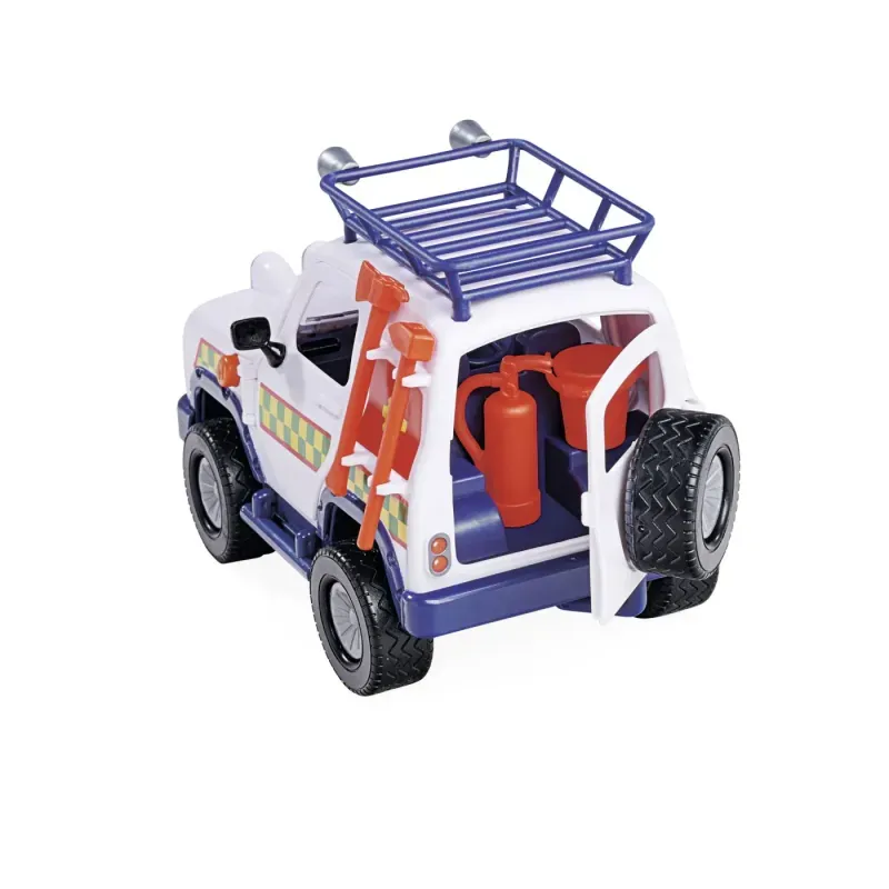 Jucarii, Copii si Bebe - Jucarii si jocuri - Vehicule si jucarii cu telecomanda - Masinute - Pompierul Sam Vehicul Salvare Animale Cu Figurine Si Remorca - Infinity.ro