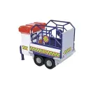 Jucarii, Copii si Bebe - Jucarii si jocuri - Vehicule si jucarii cu telecomanda - Masinute - Pompierul Sam Vehicul Salvare Animale Cu Figurine Si Remorca - Infinity.ro