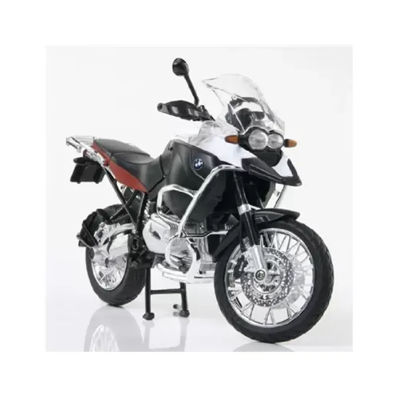 Jucarii, Copii si Bebe - Jucarii si jocuri - Vehicule si jucarii cu telecomanda - Masinute - Motocicleta Metalica  Bmw Rs1200 Gs Rosu Scara 1 La 9 - Infinity.ro