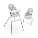 Jucarii, Copii si Bebe - Hrana si alaptare - Scaune de masa bebe - Scaun De Masa Kinderkraft Dinnly, Grey - Infinity.ro