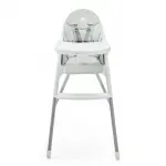 Jucarii, Copii si Bebe - Hrana si alaptare - Scaune de masa bebe - Scaun De Masa Kinderkraft Dinnly, Grey - Infinity.ro