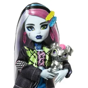 Monster High Papusa Frankie Stein Si Animalut Watzie