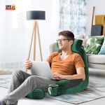 Casa si Gradina - Textile si covoare - Perne si pilote - Perne - Perna pentru Citit cu Cotiere, Suport pentru Cap/Gat Detasabil, Linomag®, 2 x Buzunare Laterale, Verde, 91.5x75cm - Infinity.ro