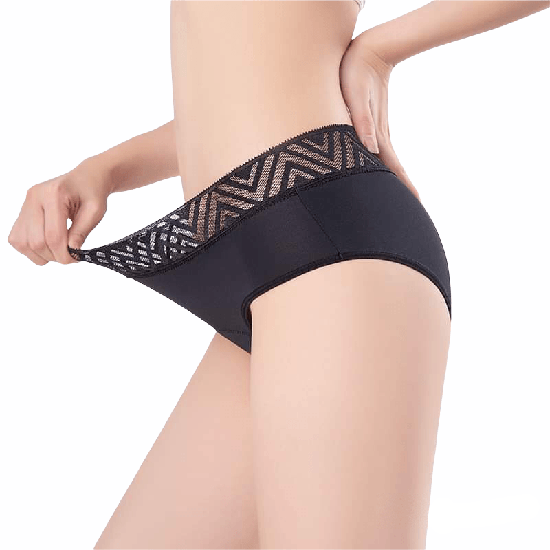 Fashion, accesorii si bijuterii - Femei - Lenjerie si pijamale femei - Lenjerie intima femei - Chiloti Menstruali Julia - XS, Negru - Infinity.ro