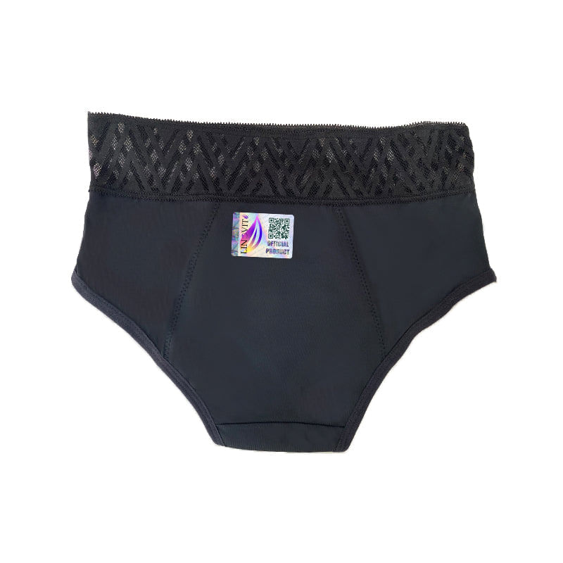 Fashion, accesorii si bijuterii - Femei - Lenjerie si pijamale femei - Lenjerie intima femei - Chiloti Menstruali Julia - XS, Negru - Infinity.ro