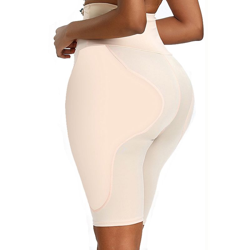 Fashion, accesorii si bijuterii - Femei - Lenjerie si pijamale femei - Lenjerie intima femei - Chiloti modelatori push-up pentru fese si solduri, Efect clepsidra - Bej - XL/XXL, Bej - Infinity.ro