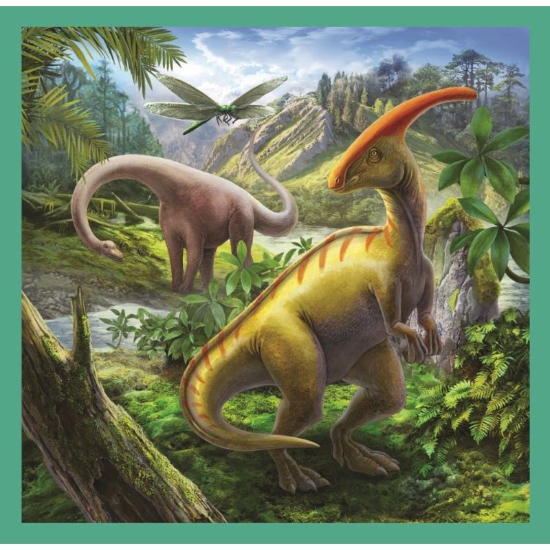 Jucarii, Copii si Bebe - Jucarii si jocuri - Jocuri si puzzle - Puzzle - Puzzle TREFL 3in1 lumea extraordinara a dinozaurilor - Infinity.ro