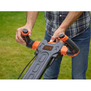 Masina electrica de tuns gazonul Black Decker BEMW471ES-QS, 1600w, 38 cm, Easysteer