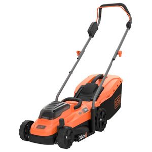 Masina de tuns gazonul Black & Decker BCMW3318L2-QW cu acumulatori 18V 2x2.5 ah, latime de taiere 33cm, cos colector 35l