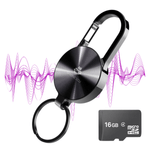 TV, Audio-Video si Foto - Portabile audio - Reportofoane - Reportofon spion tip breloc, S25, baterie 120 mAh, autonomie 25 h, MP3 player, inregistrare cu activare vocala - Infinity.ro