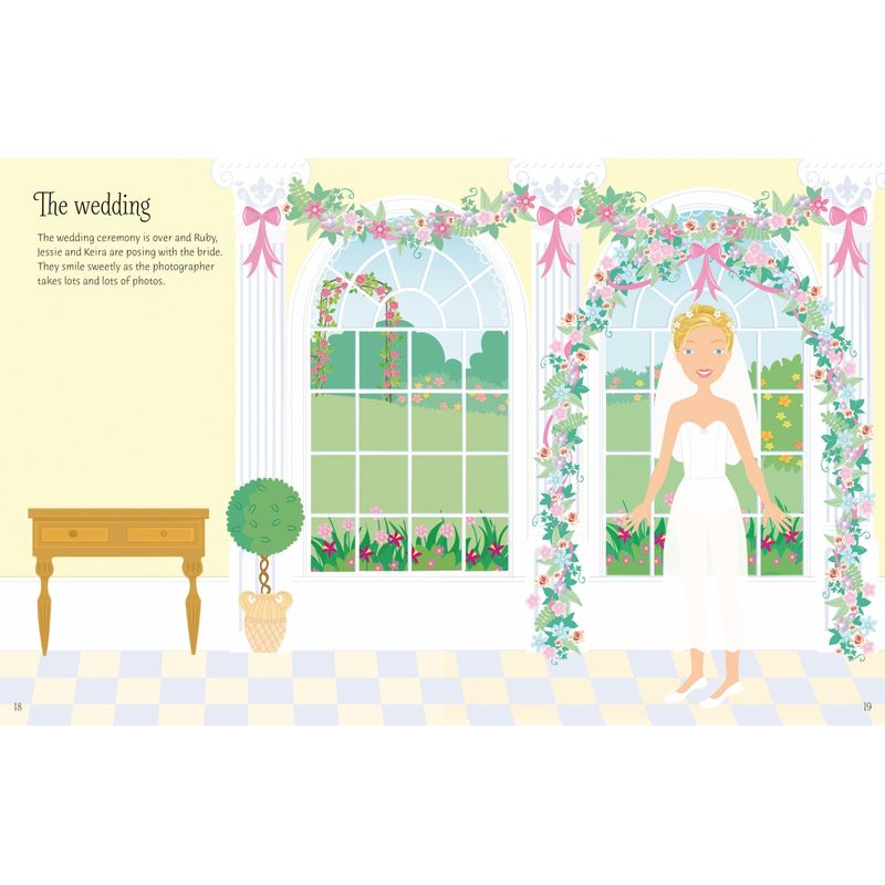 Carti si Birotica - Carti - Carti pentru copii - Activitati extracurriculare - Sticker Dolly Dressing Bridesmaids - Infinity.ro