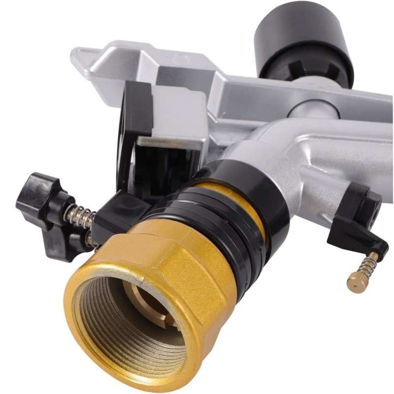 Casa si Gradina - Gradinarit si plante - Instalatii si accesorii pentru irigatii - Aspersoare - Aspersor sectorial pulsatoriu cu impact din aluminiu 3-18 m³/h cu 5 duze Raza 29m S-35 1 1/2" - Infinity.ro