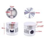 Casa si Gradina - Electrice - Echipamente electrice - Accesorii compresoare - Piston cap compresor de aer 51mm CH207 - Infinity.ro