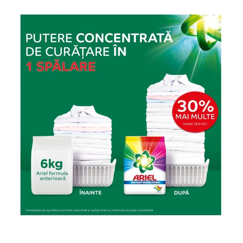 Market - Spalare si intretinere rufe - Produse intretinere textile - Detergent rufe - Detergent Capsule + Pudra Ariel 60+12 Spalari, Curatare Intensa & Prospetime de Lunga Durata - Infinity.ro