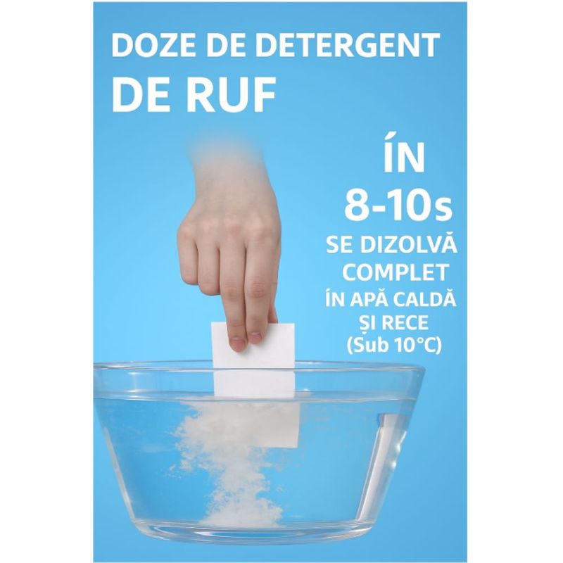 Market - Spalare si intretinere rufe - Produse intretinere textile - Detergent rufe - Detergent Rufe Tip Servetel 40 Buc – 80 Spalari, Se Dizolva Instant, Compact & Usor de Folosit, Parfum Personalizat - Infinity.ro