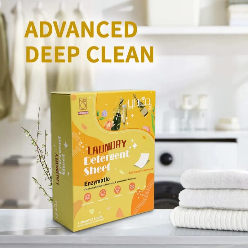 Market - Spalare si intretinere rufe - Produse intretinere textile - Detergent rufe - Detergent Rufe Tip Servetel 40 Buc – 80 Spalari, Se Dizolva Instant, Compact & Usor de Folosit, Parfum Personalizat - Infinity.ro