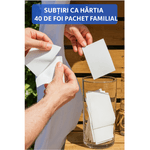 Market - Spalare si intretinere rufe - Produse intretinere textile - Detergent rufe - Detergent Rufe Tip Servetel 40 Buc – 80 Spalari, Se Dizolva Instant, Compact & Usor de Folosit, Parfum Personalizat - Infinity.ro