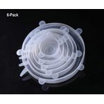 Casa si Gradina - Bucatarie si vesela - Organizare si depozitare bucatarie - Borcane si capace - Set cu 6 capace pentru vasele de gatit si alte recipiente pentru depozitat alimente, marimi universale, Alexa - Infinity.ro