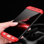 Laptop, Telefoane si Tablete - Telefoane mobile si accesorii - Accesorii Telefoane - Huse telefoane - Husa MyStyle, Samsung Galaxy J3 2017, negru-rosu - Infinity.ro