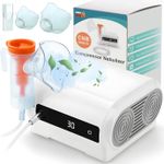 Jucarii, Copii si Bebe - Igiena si ingrijire - Accesorii ingrijire copii - Aparate aerosoli copii - Aparat Aerosoli Profesional Linomag®, Masca Copii si Adulti, Adaptor Bebelusi, 3 Moduri de Nebulizare, , Silentios, Alb - Infinity.ro