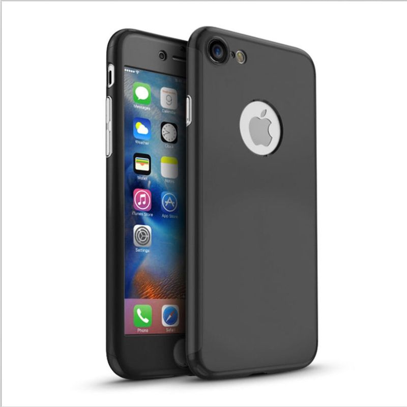 Laptop, Telefoane si Tablete - Telefoane mobile si accesorii - Accesorii Telefoane - Huse telefoane - Husa FullBody, Apple iPhone 6/iPhone 6S , negru, folie gratis - Infinity.ro