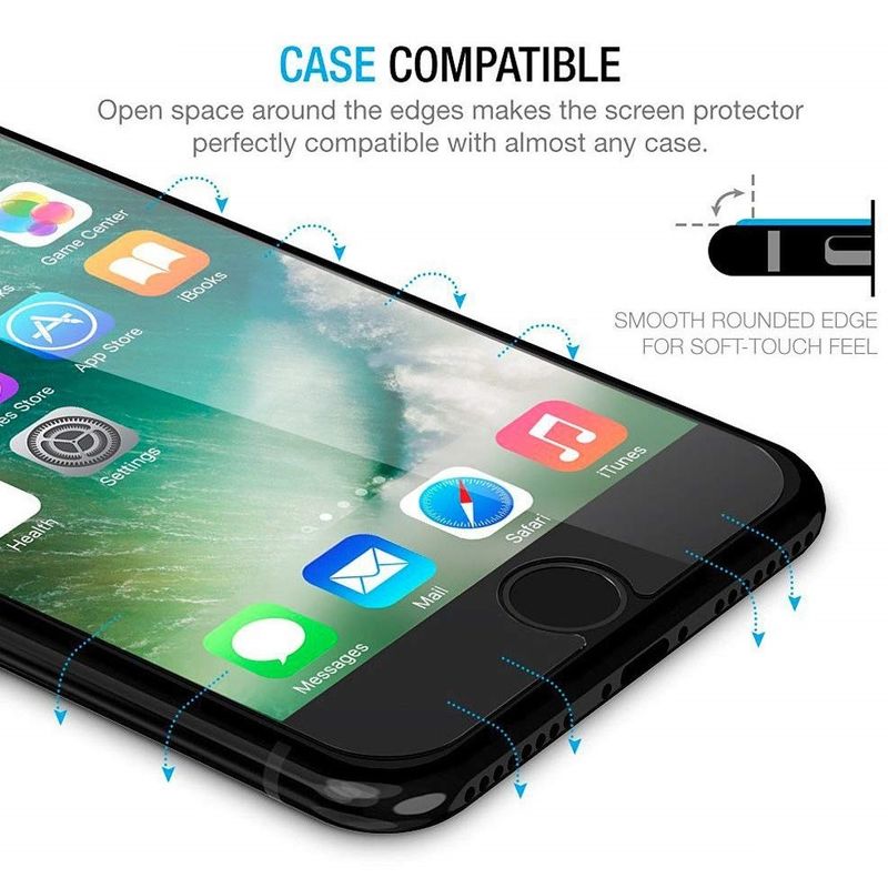 Laptop, Telefoane si Tablete - Telefoane mobile si accesorii - Accesorii Telefoane - Folii protectie telefoane - Folie de sticla, Apple iPhone 6 Plus/6S Plus, securizata 2.5D - Infinity.ro
