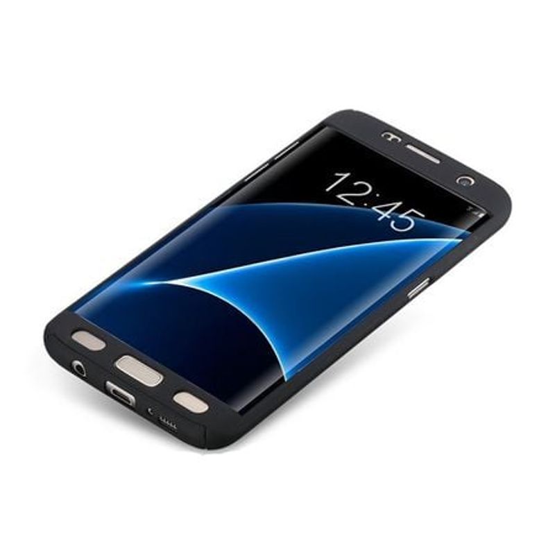 Laptop, Telefoane si Tablete - Telefoane mobile si accesorii - Accesorii Telefoane - Huse telefoane - Husa FullBody, Samsung Galaxy S7 Edge, negru - Infinity.ro