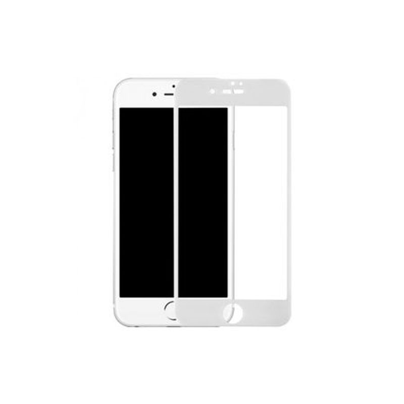 Laptop, Telefoane si Tablete - Telefoane mobile si accesorii - Accesorii Telefoane - Folii protectie telefoane - Folie de protectie Tempered Glass 3D  iPhone 6 Plus / 6S Plus, alb - Infinity.ro