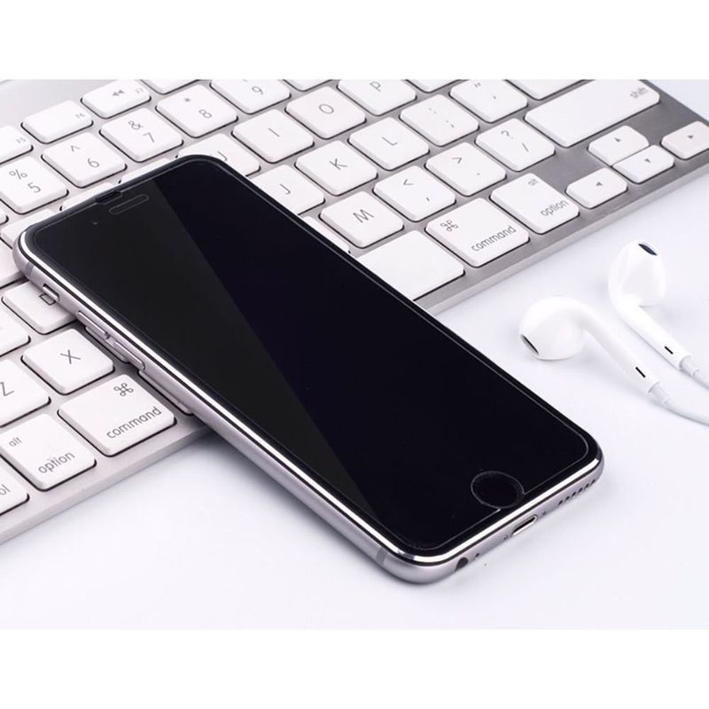 Laptop, Telefoane si Tablete - Telefoane mobile si accesorii - Accesorii Telefoane - Folii protectie telefoane - Folie de sticla, 3D securizata cu rama metalica,  Apple iPhone 6 Plus, full cover, margini curbate - Infinity.ro