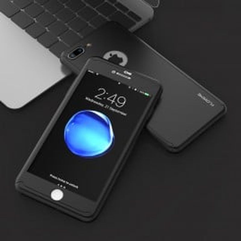 Laptop, Telefoane si Tablete - Telefoane mobile si accesorii - Accesorii Telefoane - Huse telefoane - Husa MyStyle FullBody, Apple iPhone 8 Plus acoperire completa, nergu, folie gratis - Infinity.ro