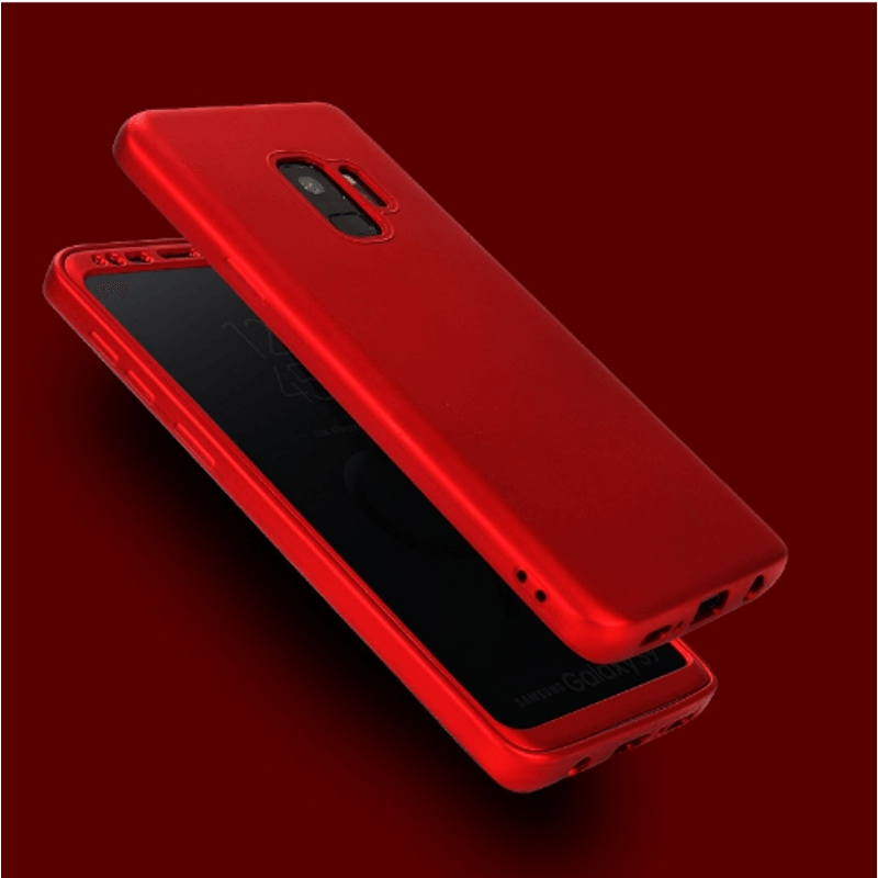 Laptop, Telefoane si Tablete - Telefoane mobile si accesorii - Accesorii Telefoane - Huse telefoane - Husa FullBody silicon MyStyle, Samsung Galaxy S9 Plus , rosu, folie gratis - Infinity.ro