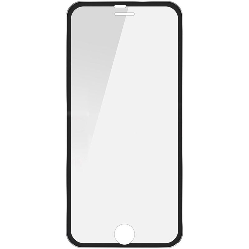 Laptop, Telefoane si Tablete - Telefoane mobile si accesorii - Accesorii Telefoane - Folii protectie telefoane - Folie de sticla, 3D securizata cu rama metalica,  Apple iPhone 6 Plus, full cover, margini curbate - Infinity.ro