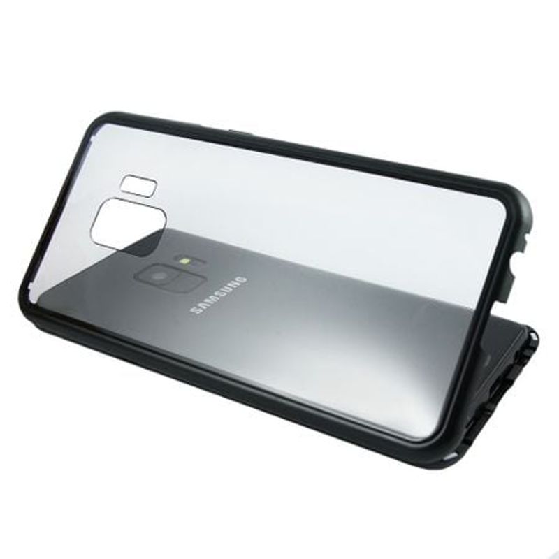 Laptop, Telefoane si Tablete - Telefoane mobile si accesorii - Accesorii Telefoane - Huse telefoane - Husa MyStyle Perfect Fit, Samsung Galaxy S9 Plus magnetica, folie gratis, negru - Infinity.ro