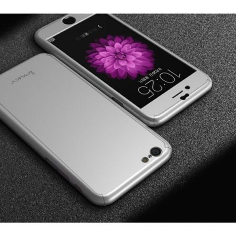 Laptop, Telefoane si Tablete - Telefoane mobile si accesorii - Accesorii Telefoane - Huse telefoane - Husa de protectie, Apple iPhone 6 Plus / 6S Plus, iPaky Pro, original, argintiu, folie gratis - Infinity.ro