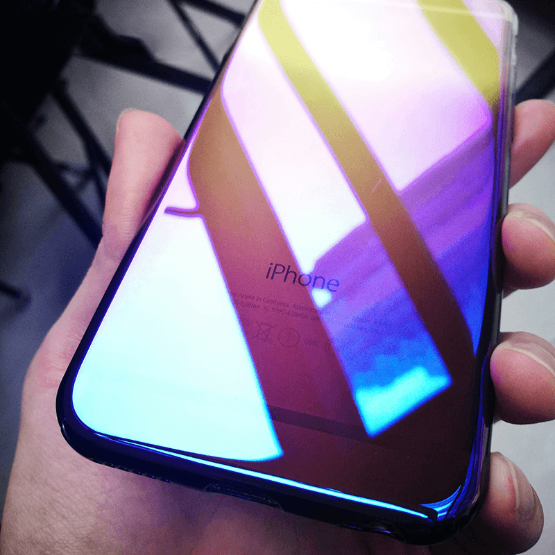 Laptop, Telefoane si Tablete - Telefoane mobile si accesorii - Accesorii Telefoane - Huse telefoane - Husa Apple iPhone 8 Plus, albastru cameleon - Infinity.ro