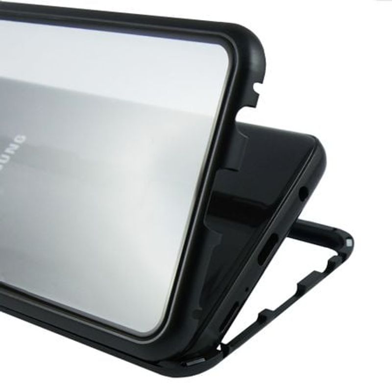 Laptop, Telefoane si Tablete - Telefoane mobile si accesorii - Accesorii Telefoane - Huse telefoane - Husa MyStyle Perfect Fit, Samsung Galaxy S9 Plus magnetica, folie gratis, negru - Infinity.ro