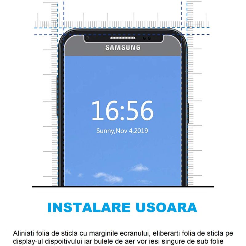 Laptop, Telefoane si Tablete - Telefoane mobile si accesorii - Accesorii Telefoane - Folii protectie telefoane - Folie din sticla temperata, Samsung Galaxy J7 2017 - Infinity.ro