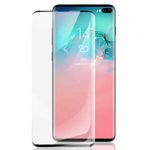 Laptop, Telefoane si Tablete - Telefoane mobile si accesorii - Accesorii Telefoane - Folii protectie telefoane - Folie de sticla, Samsung Galaxy S10, MyStyle, cu margini colorate negru - Infinity.ro