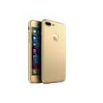 Laptop, Telefoane si Tablete - Telefoane mobile si accesorii - Accesorii Telefoane - Huse telefoane - Husa Fullbody MyStyle Gold Apple iPhone 7 Plus acoperire completa 360 grade cu folie de sticla gratis - Infinity.ro