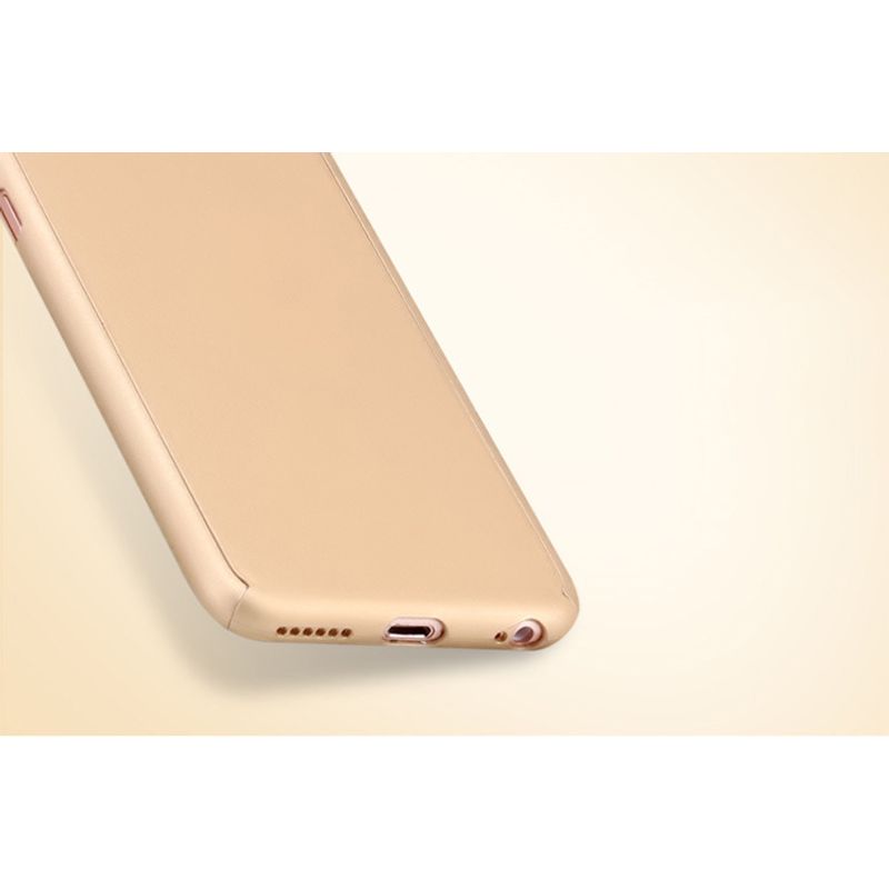 Laptop, Telefoane si Tablete - Telefoane mobile si accesorii - Accesorii Telefoane - Huse telefoane - Husa 360 Full Protective Plastic, iPhone 6 /6S, Auriu - Infinity.ro