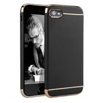 Laptop, Telefoane si Tablete - Telefoane mobile si accesorii - Accesorii Telefoane - Huse telefoane - Husa telefon Apple Iphone 8 Plus ofera protectie Subtire 3in1 Lux Black Matte Full - Infinity.ro
