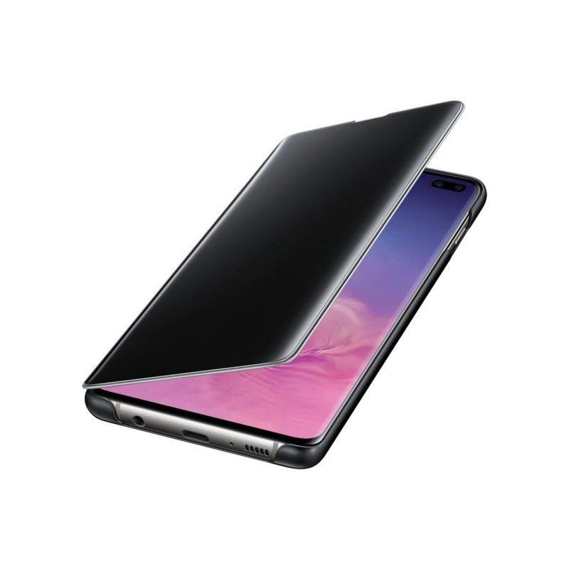 Laptop, Telefoane si Tablete - Telefoane mobile si accesorii - Accesorii Telefoane - Huse telefoane - Husa Protectie Flip Cover, Clear View, Mirror, Stand, compatibila cu Samsung Galaxy S10 Plus - Infinity.ro