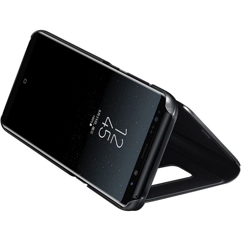 Laptop, Telefoane si Tablete - Telefoane mobile si accesorii - Accesorii Telefoane - Huse telefoane - Husa Protectie Flip Cover, Clear View, Mirror, Stand, compatibila cu Samsung Galaxy S10 Plus - Infinity.ro